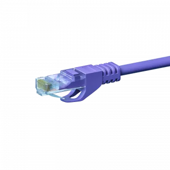 Cabo de instalação de rede DSIT CAT5e U/UTP, 30 m, violeta, 100% cobre