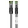 Cabo de rede DSIT CAT 8 S/FTP PiMF RJ45, cinzento, 2m