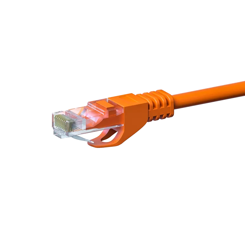 Cabo de rede DSIT CAT5e U/UTP, 50 m, laranja, 100% cobre (DC-56-500)