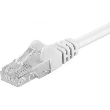 Cabo de rede patch DSIT CAT 5e U/UTP 0,25 m branco CCA Gigabit Ethernet RJ45