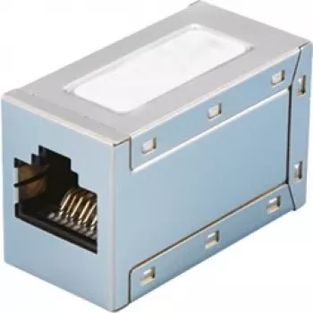 Acoplador de cabo de ligação DSIT DANICOM DS-CP6A-SHI CAT6A RJ45, blindado