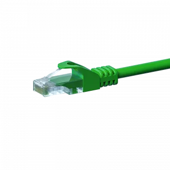 Cabo de rede patch DSIT CAT 5e U/UTP, 0,25 m, verde, CCA, RJ45