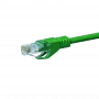 Cabo de rede patch DSIT CAT 5e U/UTP, 1m, verde, CCA, RJ45, Gigabit Ethernet