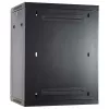Armário de servidor de parede DSIT 15U com porta metálica 600x600x770mm preto