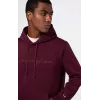 Sweatshirt com capuz Champion homem bordô 220271 RS522 tamanho S