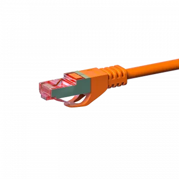 Cabo de rede DSIT CAT 6 S/FTP LSOH, 0,25 m, laranja
