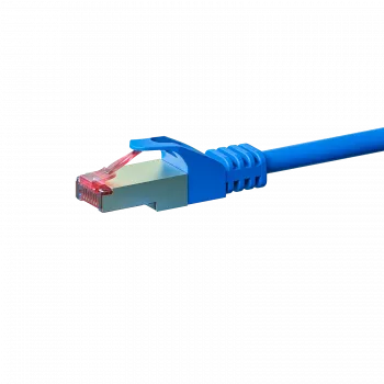Cabo de rede DSIT CAT 6 LSOH - S/FTP - 3 metros - azul (DC-S64-030)