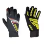 Luvas de sim racing Sabelt G34, compatíveis com ecrã tátil, palma em silicone, tamanho S, Preto