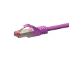 Cabo de instalação de rede DSIT CAT 6 S/FTP LSOH 50m Rosa