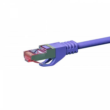Cabo de rede DSIT CAT 6 S/FTP LSOH, 50 m, Violeta