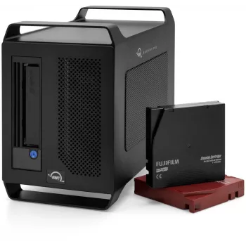Unidade de fita LTO-8 Thunderbolt 3 OWC Archive Pro - 12 TB nativos / 30 TB comprimidos