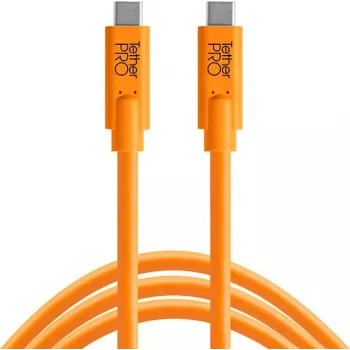 Tether Tools TetherPro cabo USB-C para USB-C, 0.9 m, laranja (CUC03-ORG)