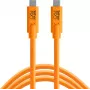 Tether Tools TetherPro cabo USB-C para USB-C, 0,9 m, laranja (CUC03-ORG)