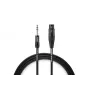 Warm Audio Premium Series cabo XLR fêmea para ficha TRS de 6,35 mm 0,9 m preto