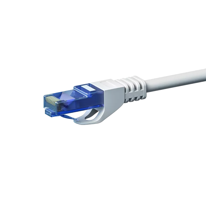 DSIT UTP CAT6a cabo de rede 2m branco - 100% cobre DC-U6A2-002