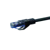 DSIT CAT6a cabo de rede 100% cobre - U/UTP - 3 metros - preto (DC-U6A0-030)