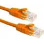 DSIT CAT6a U/UTP cabo de rede Ethernet 100% cobre, 7,5 m, laranja, 10 Gbps, 500 MHz, RJ45