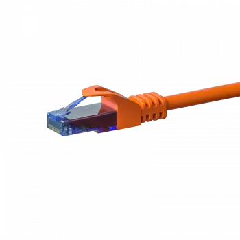 DSIT CAT6a U/UTP cabo de rede 100% cobre 15m laranja