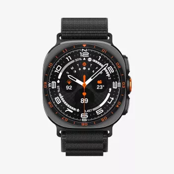 Pulseira Spigen WBF1 para Samsung Galaxy Watch Ultra 1/2 2024-2026 (47mm) preta