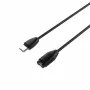 Cabo de carregamento FIXED USB-C para Garmin 2m preto - Forerunner Fenix Venu Vivoactive Instinct