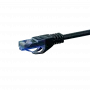 Cabo patch DSIT UTP CAT6a 50m preto - 100% cobre - 10Gbps - RJ45