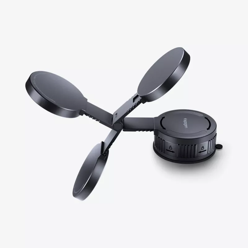 Suporte magnético para automóvel SPIGEN MFT35-1 OneTap Pro MagSafe para painel, para-brisas e ecrã, preto