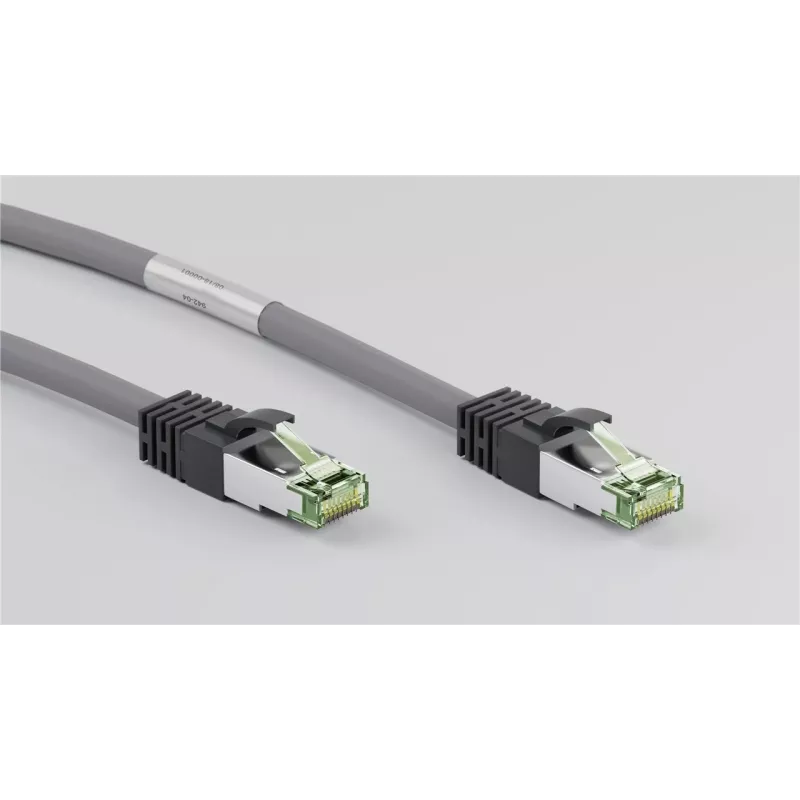 Cabo de rede DSIT RJ45 S/FTP PiMF CAT 8 cinzento 0,25 m