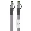 Cabo de rede DSIT RJ45 S/FTP PiMF CAT 8 cinzento 0,25 m