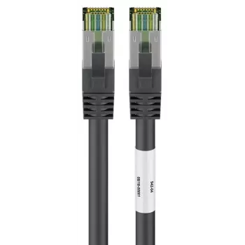 Cabo de rede DSIT RJ45 S/FTP PiMF CAT 8 preto 3m