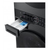 LG ELECTRONICS WashTower WT1210BBF (WiFi) 12kg/10kg máquina de lavar e secar combinada com AI DD™, Steam+ e ezDispense™ - Black Steel
