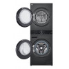 LG ELECTRONICS WashTower WT1210BBF (WiFi) 12kg/10kg máquina de lavar e secar combinada com AI DD™, Steam+ e ezDispense™ - Black Steel