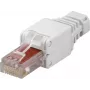 Conetores DSIT DANICOM UTP CAT6a RJ45 sem ferramentas para cabos UTP flexíveis e rígidos (DC-RJ45-UTP6A-TL)
