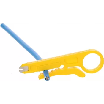 DSIT DC-PINCHER-CUT Alicate de descarnar automático com corta-cabos integrado, 0,2-6,0 mm² / 24-10 AWG, autoajustável, preto/vermelho