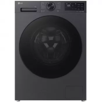 Máquina de lavar de carga frontal LG F4WX709YB 9kg com AI DD™, Steam™, Wi-Fi, grafite