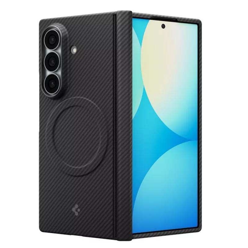 Capa Spigen AirSkin Aramid MagSafe para Samsung Galaxy Z Fold 8 Ultra - preto mate