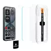 Película protetora de vidro temperado Spigen GLAS.tR EZ Fit Pro AC HD para Nothing Phone (4a), pack de 2, transparente
