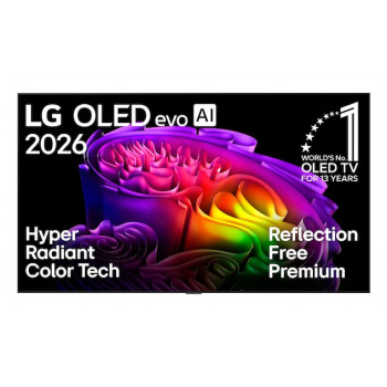 TV Smart OLED evo Gallery Edition 4K LG OLED83G67LW 83 polegadas com processador α9 Gen5 AI, 120Hz, Dolby Vision IQ, Dolby Atmos, webOS 22, G-Sync/FreeSync, suporte de parede incluído