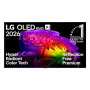 TV Smart OLED evo Gallery Edition 4K LG OLED83G67LW 83 polegadas com processador α9 Gen5 AI, 120Hz, Dolby Vision IQ, Dolby Atmos, webOS 22, G-Sync/FreeSync, suporte de parede incluído