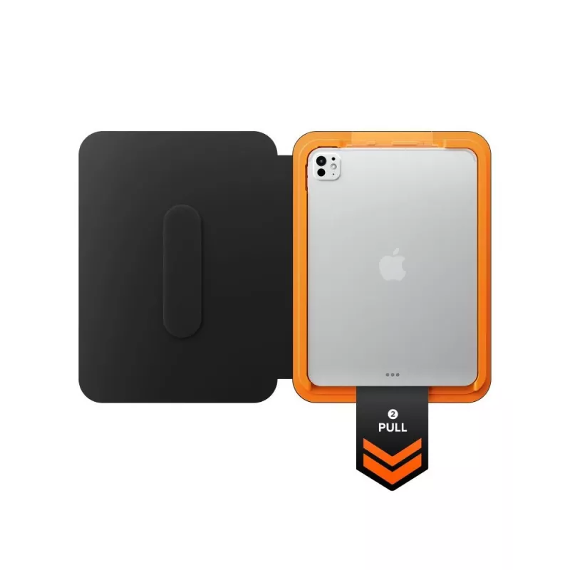 Película protetora de vidro temperado Spigen AlignMaster Glas.tR para iPad Pro 11 (2024-2025), transparente
