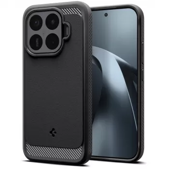 Capa Spigen Rugged Armor para Xiaomi 17T Pro, preto mate, ACS11869