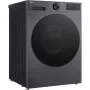 LG F4WX701YB 10,5 kg máquina de lavar de carregamento frontal com AI DD, vapor, Wi-Fi - Black Steel