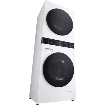 Máquina de lavar e secar roupa LG WashTower WT1210WWF com Wi-Fi 12kg com bomba de calor, branco