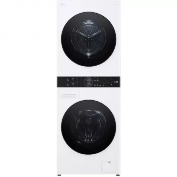 Máquina de lavar e secar roupa LG WashTower WT1210WWF com Wi-Fi 12kg com bomba de calor, branco