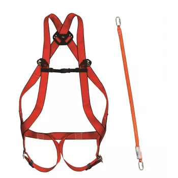Conjunto de proteção contra quedas BASIC 10 PLUS com amortecedor de queda