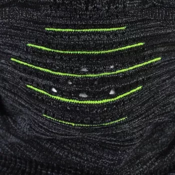 Balaclava BUFF DryFlx Pro - Preto, elástica 4 direções sem costuras, térmica, refletora