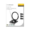 Vivanco VVTVANTSCIRCLE Antena interior DVB-T2/DAB+ antena plana com filtro 4G/5G, preto