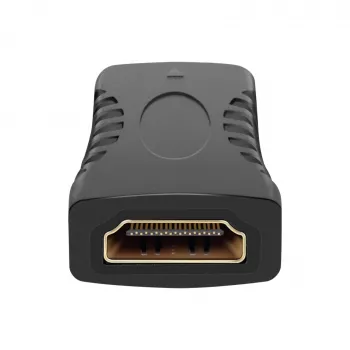 Vivanco VVVHDMIADFFG Adaptador de acoplamento HDMI fêmea a fêmea 4K 60Hz 18Gbps preto