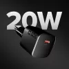 SBS Carregador de parede USB-C PD 20W preto