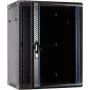 DSIT DS6415 Armário de servidor de parede 15U com porta de vidro, 600x450x770 mm, preto