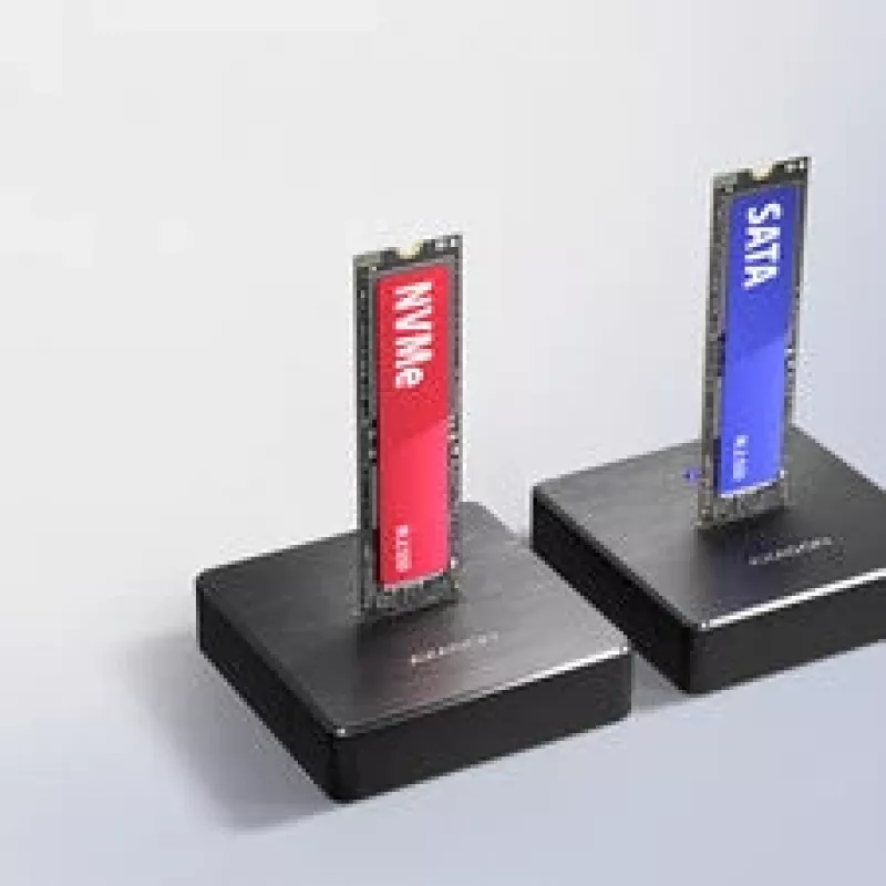 AXAGON ADSA-M2C11 Estação de acoplamento USB-C 10Gbps para um SSD M.2 NVMe ou SATA